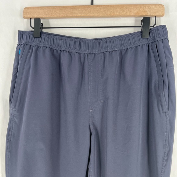 Janji Transit Tech Running Pants Mens Medium Blue Stretch Mid Rise Athletic Wear - Picture 3 of 14